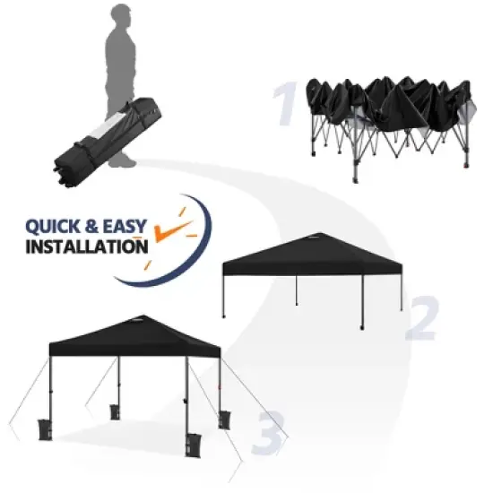 Yaheetech 10&times;10 FT Portable Pop Up Canopy Tent with Roller Bag image {6}
