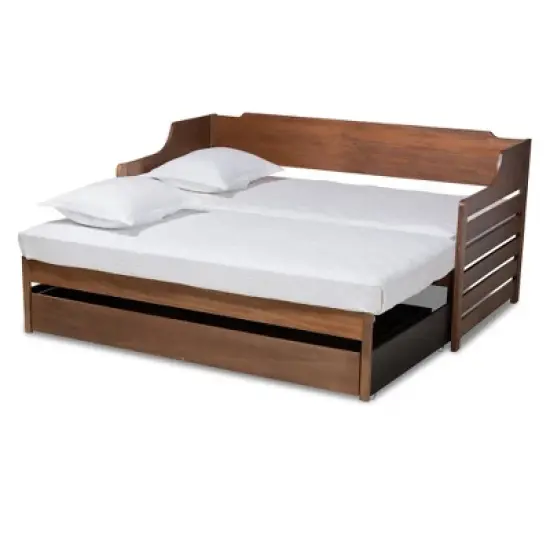 Twin to King Jameson Expandable Daybed with Storage Drawer - Baxton Studio image {3}