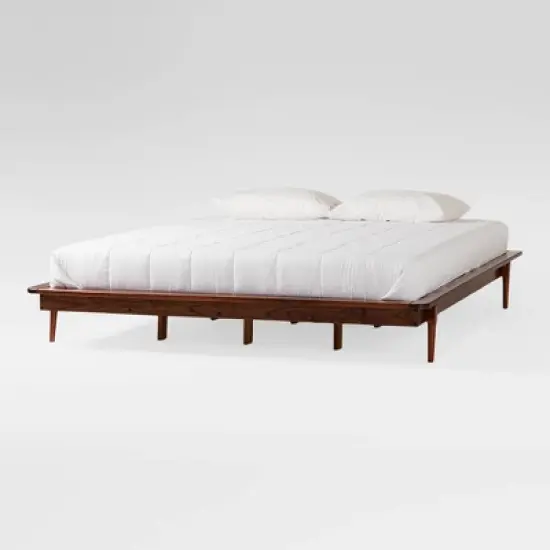 Boho Solid Wood King Platform Bed - Saracina Home image {15}