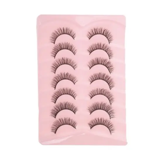 Unique Bargains 5D False Eyelashes Black 7 Pairs image {16}