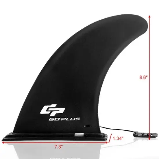 Costway Surf & SUP Single Fin Detachable Center Fin for Longboard Surfboard Paddleboard image {9}