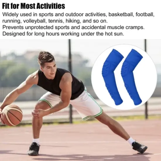 Unique Bargains Reduce Joint Pain Arm Elbow Compression Sleeve Pair image {1}