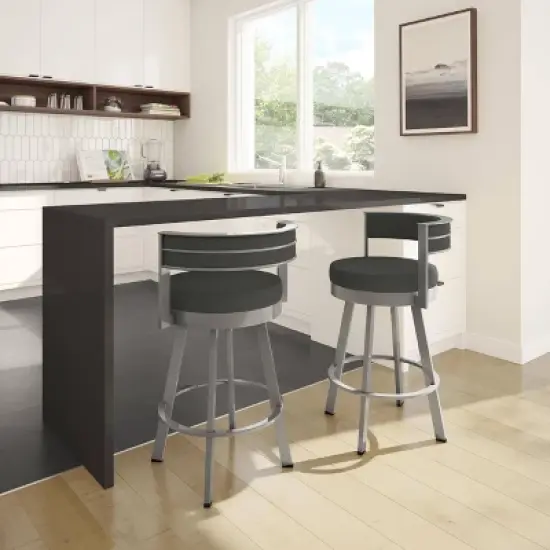30.13" Browser Swivel Barstool - Amisco image {5}