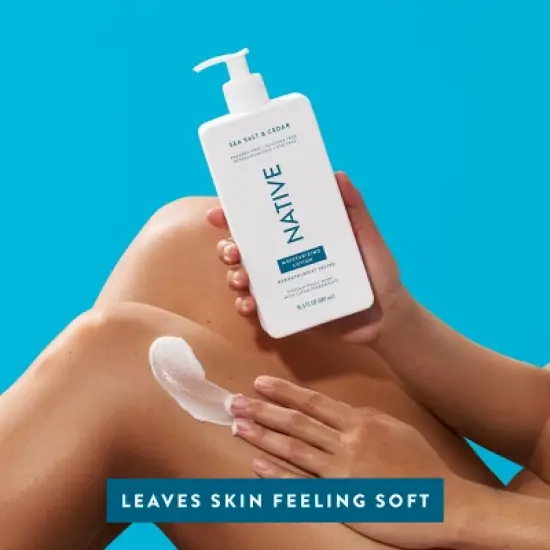 Native Body Lotion Pump - Sea Salt & Cedar - 16.5 fl oz image {3}