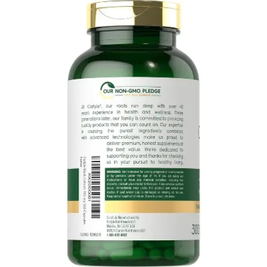 Carlyle Black Cohosh 700mg | 300 Capsules image {2}