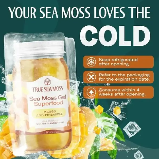 MANGO & PINEAPPLE SEA MOSS GEL image {6}