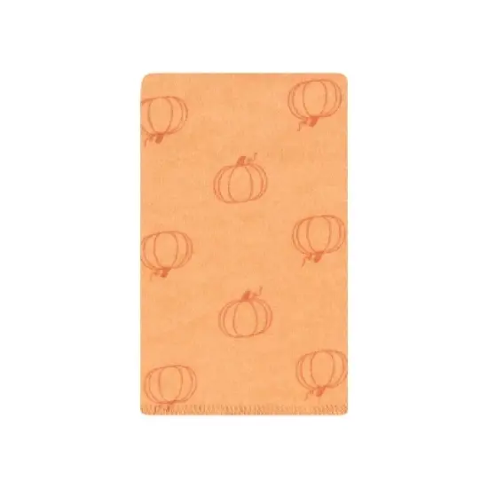 Hudson Baby Infant Girl Cotton Flannel Burp Cloths, Pumpkin Spice, One Size image {6}