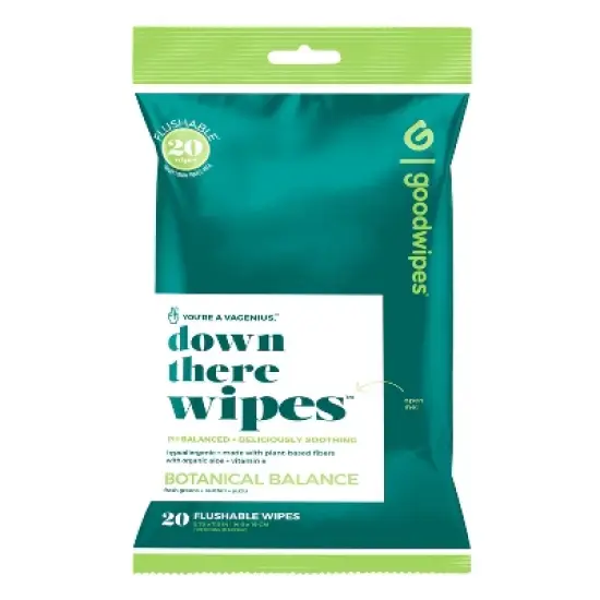 Goodwipes Botanical Balance Flushable Wipes - 20ct image {4}