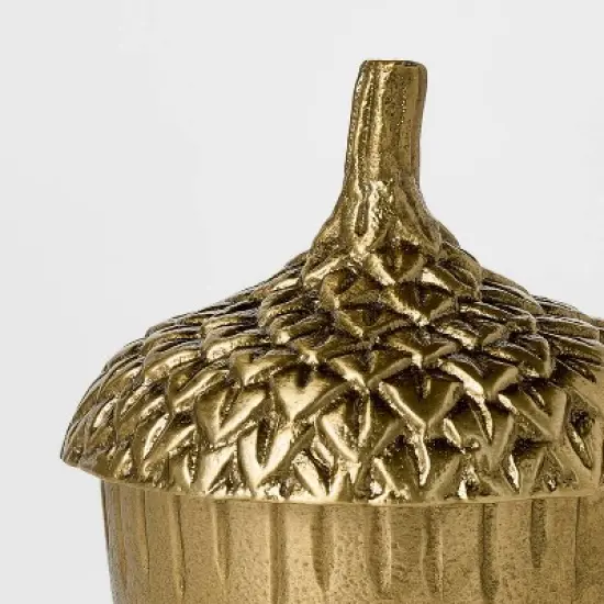 Cast Metal Acorn Canister - Threshold&trade; designed with Studio McGee image {2}