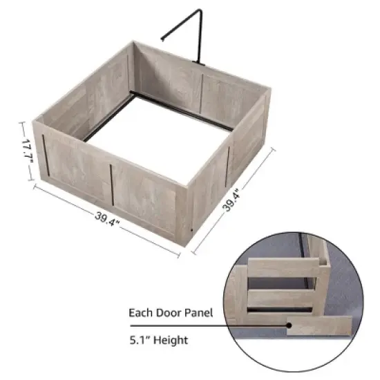 unipaws Whelping Box for Dogs and Cats image {10}