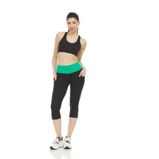 Infinite Basics Women's High Waist Tummy Control Yoga  Super Comfy Legging Capris - Great For Working Out, Hanging  Around the House & Sleep image {16}