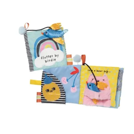 Manhattan Toy Cherry Blossom Days Flutter By Birdie Soft Activity Book for Babies image {1}