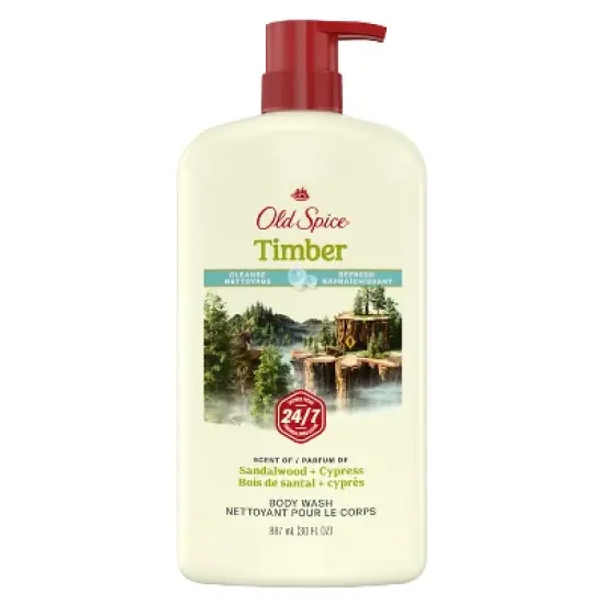Old Spice Men's Body Wash Timber with Sandalwood - 30 fl oz image {2}