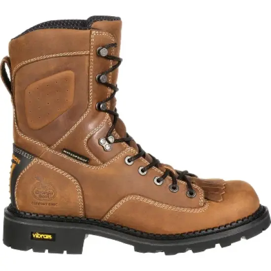 Men's Brown Georgia Boot Comfort Core Composite Toe Waterproof Logger Work Boot Size 10.5(Wide) image {6}