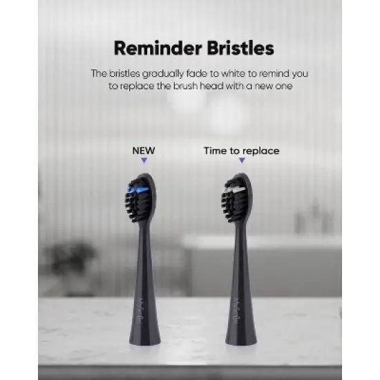 MySmile DY156 Electric Toothbrush for Adults, 3 Brush Heads, One Charge for 60 Days image {6}