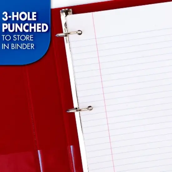 Mead Notebook Filler Paper, College Ruled, 200 Sheets Per Pack, 3 Packs image {4}