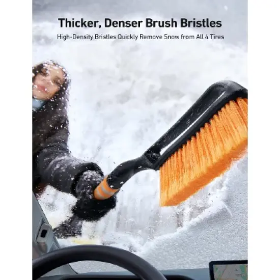 AstroAI 27" Snow Brush and Ice Scraper for Car Windshield image {5}