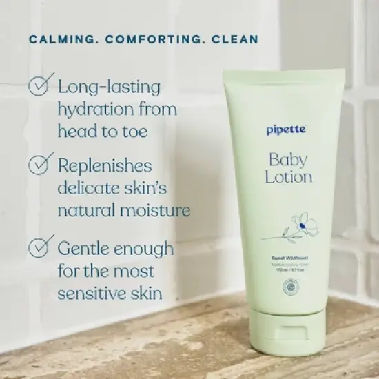 Pipette Baby Lotion Sweet Wildflower - 5.7oz image {3}
