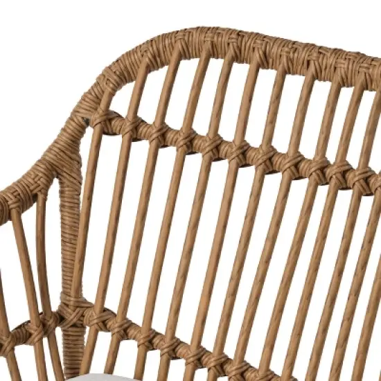 Christopher Knight Home Orlando Wicker Woven Steel Frame Club Chairs image {5}