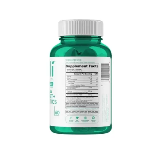 Goli Nutrition Pre Post Probiotics Sugar Free Vegan Dietary Supplement Gummies - 60ct image {7}