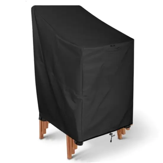 KHOMO GEAR Stackable Chair Cover Heavy Duty Premium Outdoor Furniture Protector image {7}