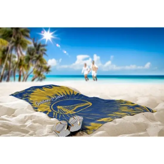 NBA Golden State Warriors Pyschedelic Beach Towel image {1}
