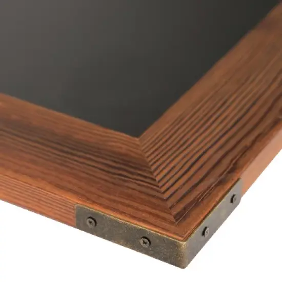 Flash Furniture Canterbury Wall Mount Magnetic Chalkboard Sign with Eraser, Hanging Wall Chalkboard Memo Board for Home, School, or Business image {7}