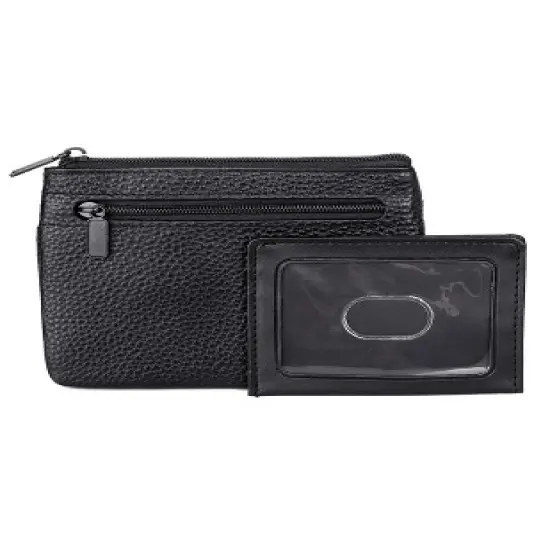 Julia Buxton Hudson Leather Pik-Me-Up Large ID Coin Card Case image {2}