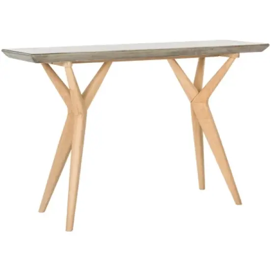 Ragna Concrete Console - Dark Grey - Safavieh image {3}