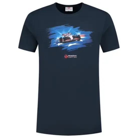 Haas Racing F1 Men's Special Edition USA T-Shirt image {5}