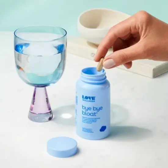 Love Wellness Bye Bye Bloat for Fast Bloating Relief - 60ct image {4}