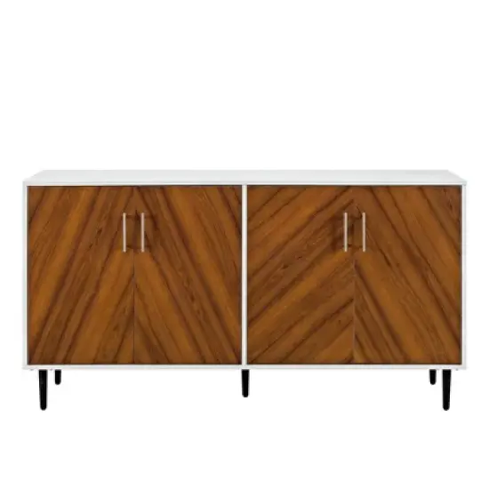Angelo Modern Bookmatch 4 Door Sideboard - Saracina Home image {25}