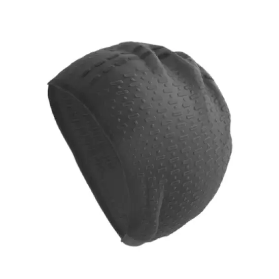 Unique Bargains Silicone Stripe Pattern Swimming Cap 1 Pc image {7}