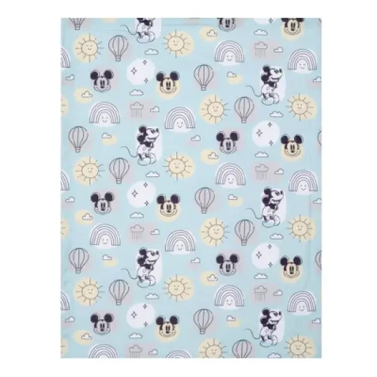 Lambs & Ivy Disney Baby Classic Mickey Mouse Sherpa Baby Blanket image {2}