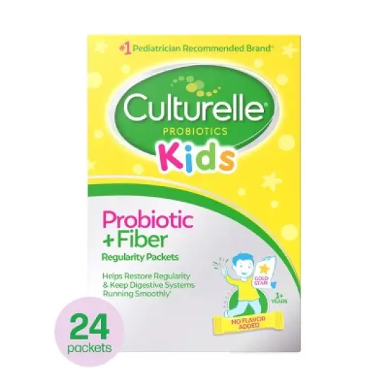 Culturelle Kids' Daily Probiotic + Fiber Packets for Restoring Regularity image {14}