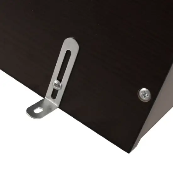71" Sparks Modern Geometric High Shelf Bookcase Dark Gray - Christopher Knight Home image {6}