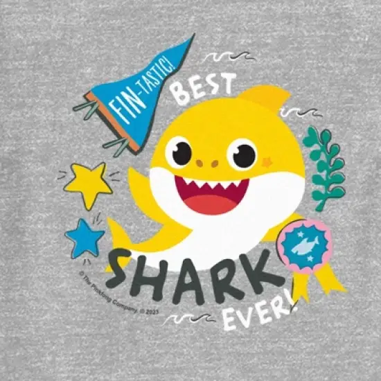 Toddler's Baby Shark Best Shark Ever T-Shirt image {1}