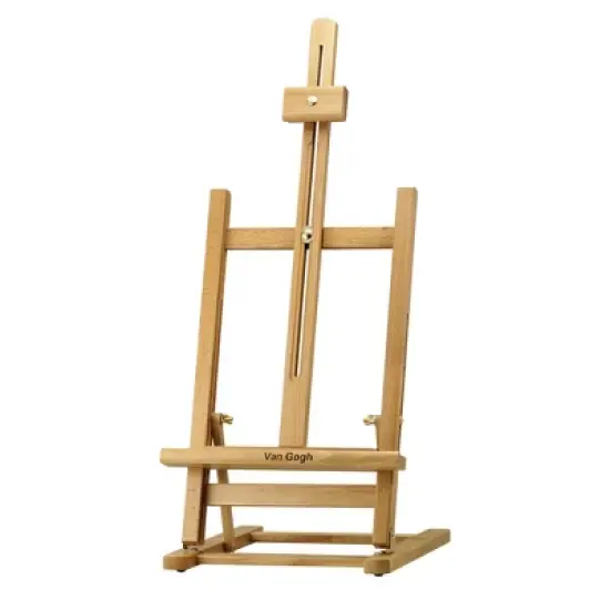 Creative Mark Tabletop Artist Easel Van Gogh 29-38&rdquo; Tall Folding Display Easel, H-Frame Wood Studio Art Easel image {6}