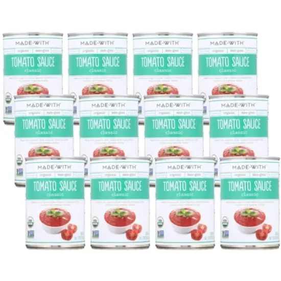 Made With Organic Tomato Sauce - Case of 12/15 oz image {5}