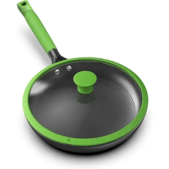 imarku Non Stick Frying Pan, Frying Pan Set with Lids, Nonstick Cast Iron Skillets, Frying Pans Nonstick with Lid Cast Iron Pan with Stay Cool Handle image {7}