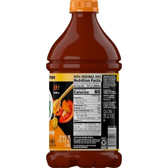 V8 Juice Red Hot Honey Juice - 46 fl oz Bottle image {8}