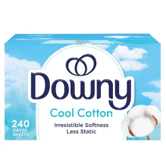 Downy Cool Cotton Fabric Softener Dryer Sheets - 240ct image {8}