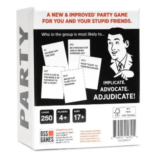 Who's Most Likely To Card Game: 100% New Cards image {1}