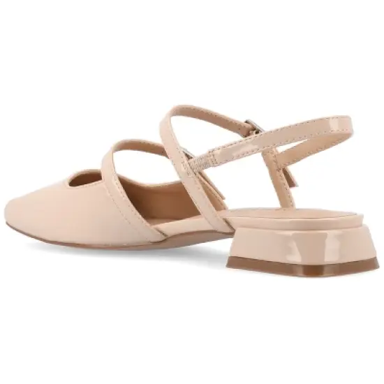 Journee Women's Gretchenn Wide Width Flats image {6}
