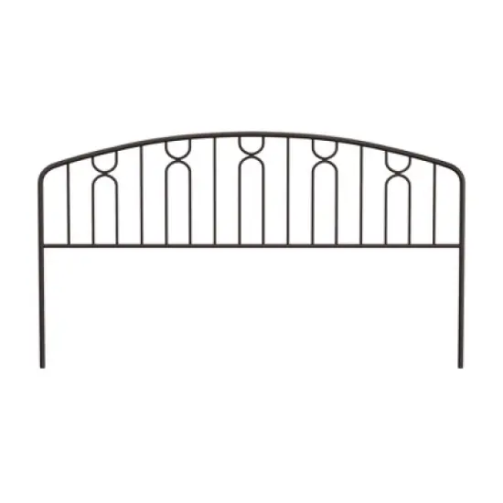 King Riverbrooke Metal Arch Scallop Headboard Bronze - Hillsdale Furniture image {3}