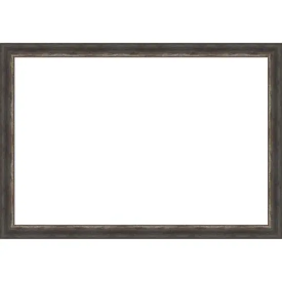 Amanti Art Bark Rustic Char Narrow Framed Dry Erase Magnetic Board image {17}