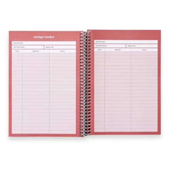erin condren Budget Journal Classic Striped/Every Little Bit Counts image {7}