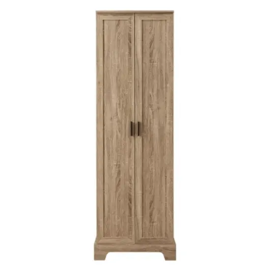Storage Cabinet with Two Doors and Adjustable Shelf For Bathroom And Office - ModernLuxe image {4}