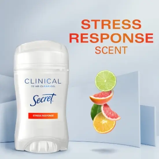 Secret Clinical Strength Clear Gel Antiperspirant & Deodorant for Women - Stress Response - 1.6oz image {5}