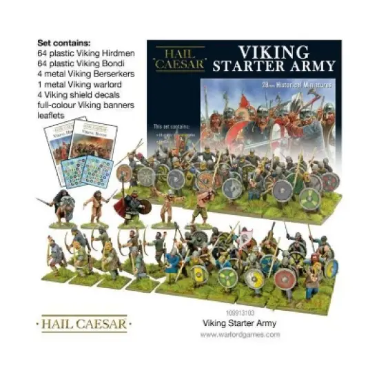 Viking Starter Army Miniatures Box Set image {1}